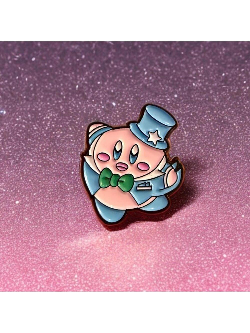 Pin Kirby In Tuxedo Suit, Kawaii Cosplay Anime Nintendo Game, Cute Top Hat